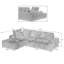 Canapé modulaire surdimensionné en L FAUX FUR-1765081535-1765081533
