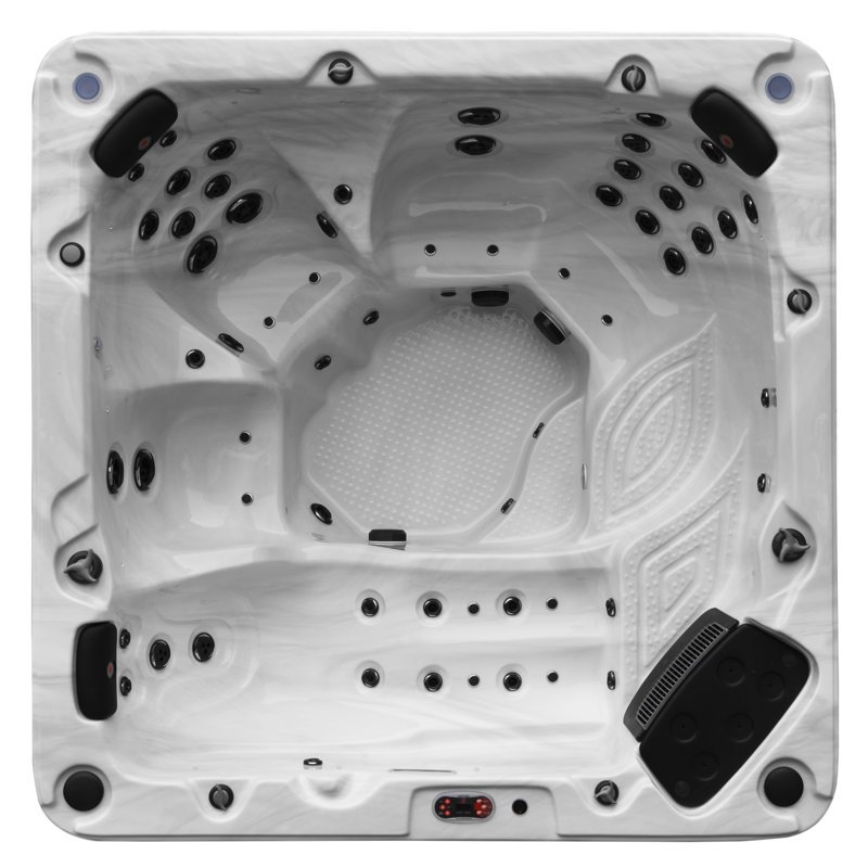 Canadian Spa Vancouver UV Hot Tub 6-Person 65-Jet with Blackout Insulation and UV Light Water Care