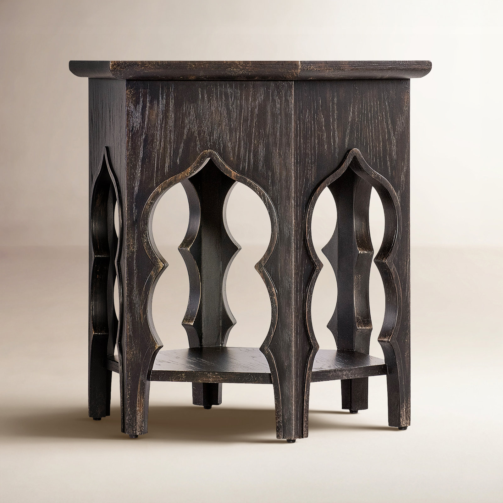 Alcy 26" End Table, Black