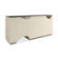 Chasm Media 72 in. Glass Console Table