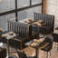 Banc rembourré en similicuir clair Luxury Luxury-101269947