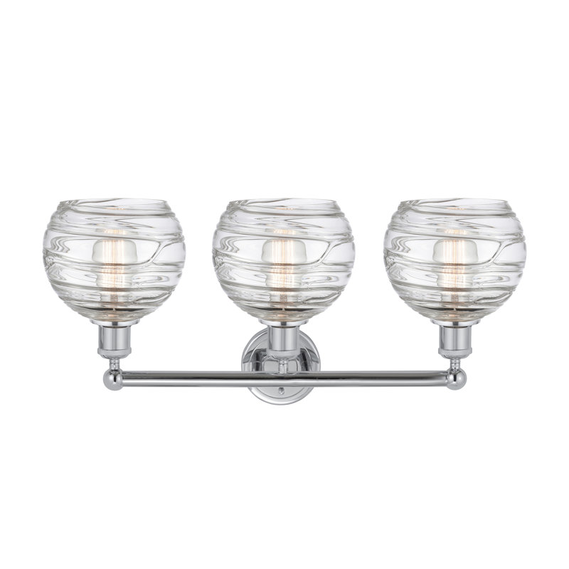 Essex 3 - Light Dimmable Vanity Light, Polished Chrome, Clear