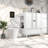 Modern Vanity Cabinet And Sink, Solid Wood Freestanding Storage Solution