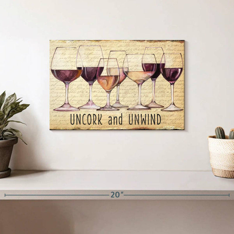 Tergel Wine Line I, H 8 po x l 12 po