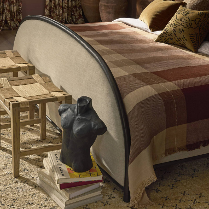 Trieste Tommy Bed-Savoy Parchment, Très grand lit
