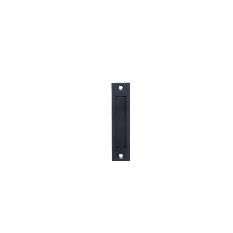 Pocket Door Edge Pull, Satin Black