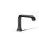 Occasion Sink with Straight Design Single Hole Faucet Bathroom Faucet with Drain Assembly