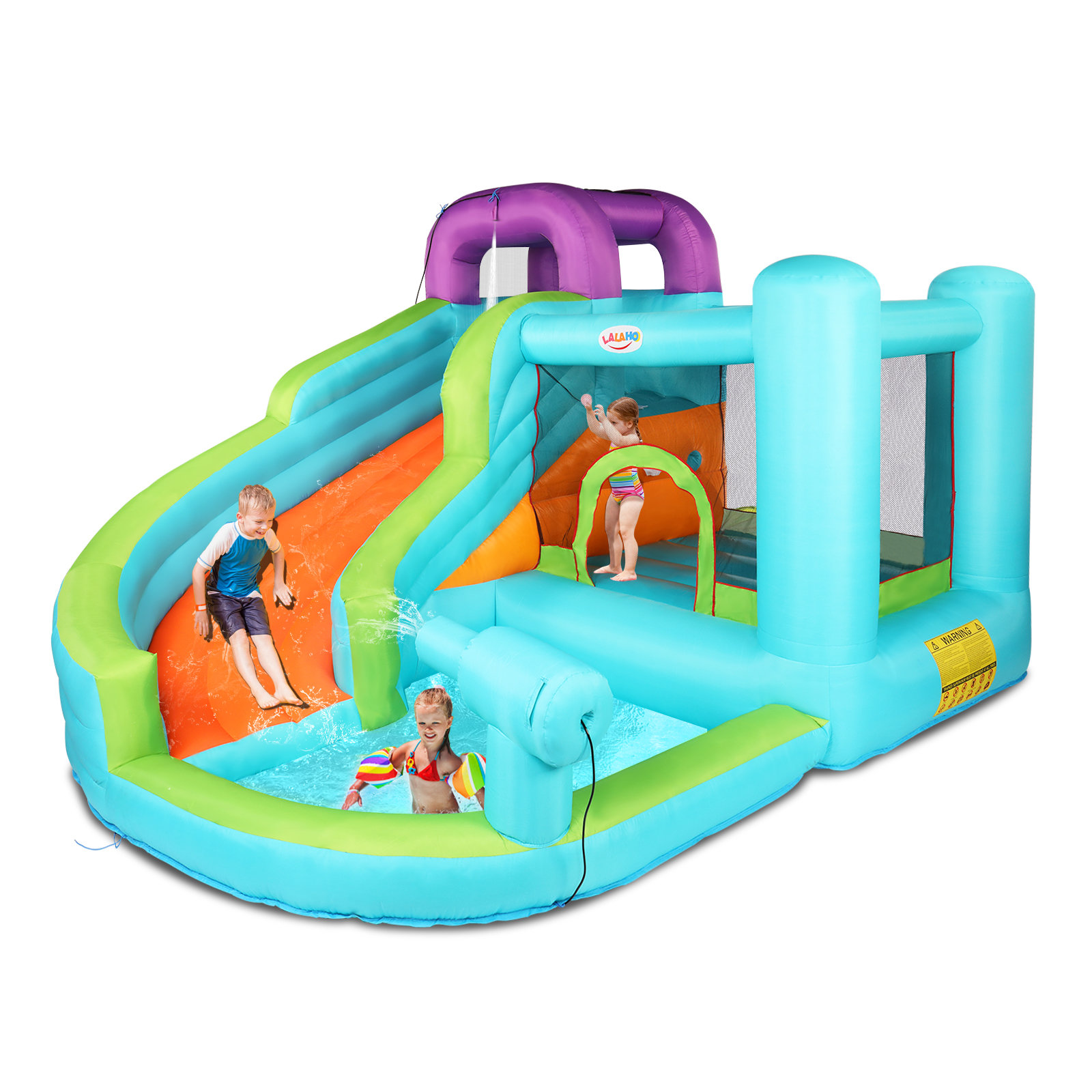 Ubesgoo 118.11' x 84.64' Bounce House with Water Slide & Reviews | Wayfair