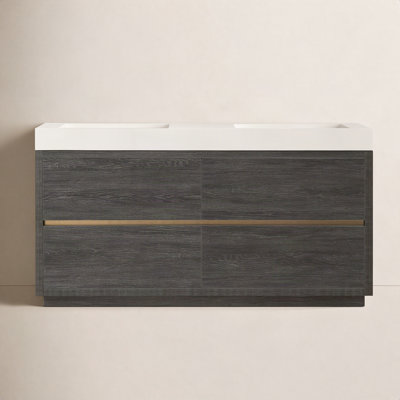 Beira 59.8'' Double Bathroom Vanity