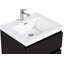 Meuble-lavabo simple 23,63 po avec plateau en résine Hazrudin-987484629