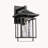 Modern 1-Light Glass Iron Outdoor Sconce Light Lantern Wall Mount Sconce-1983597915