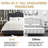 Fabric Upholstered Bed Frame with Adjustable Headboar,Wood Slat Support, Button Tufted Platform Bed-970880354-970880356