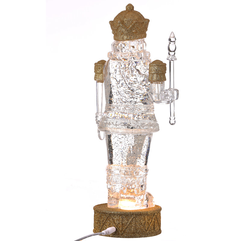 13" LED Nutcracker Water Globe