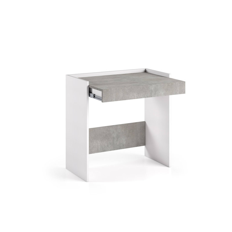 Gurtej Writing Desk, Grey, Grey