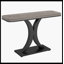 Table de vestibule étroite avec base géométrique-782163907