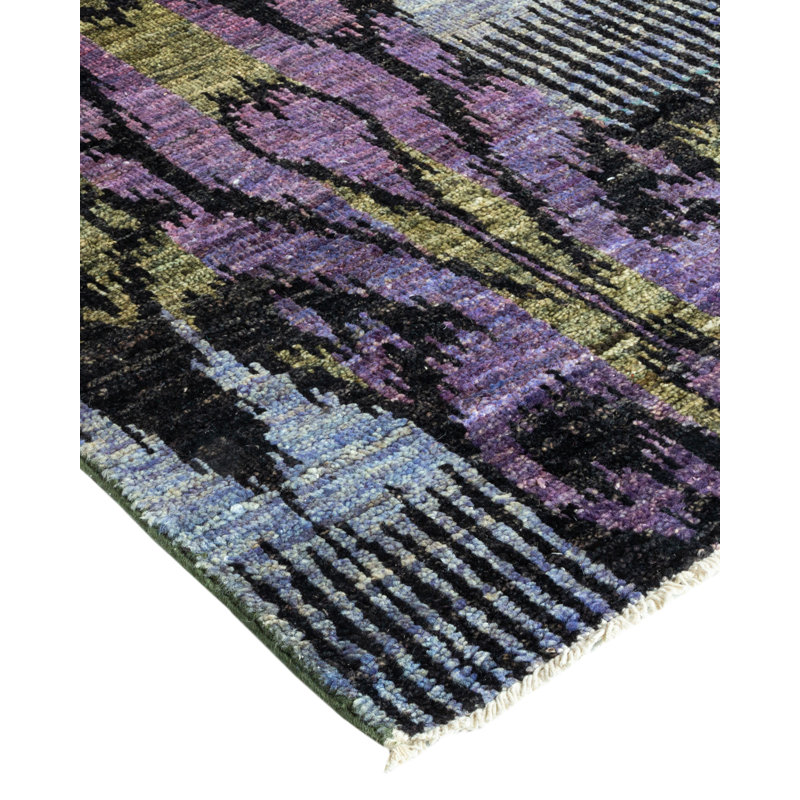 Contemporary One-of-a-Kind 7' 10" X 14' 5" Hand Knotted Area Rug