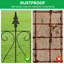 23.5'' H x 13'' W Black Metal Fence Panels Included