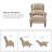 Asah Vegan Leather Manual Push Back Recliner-954673150