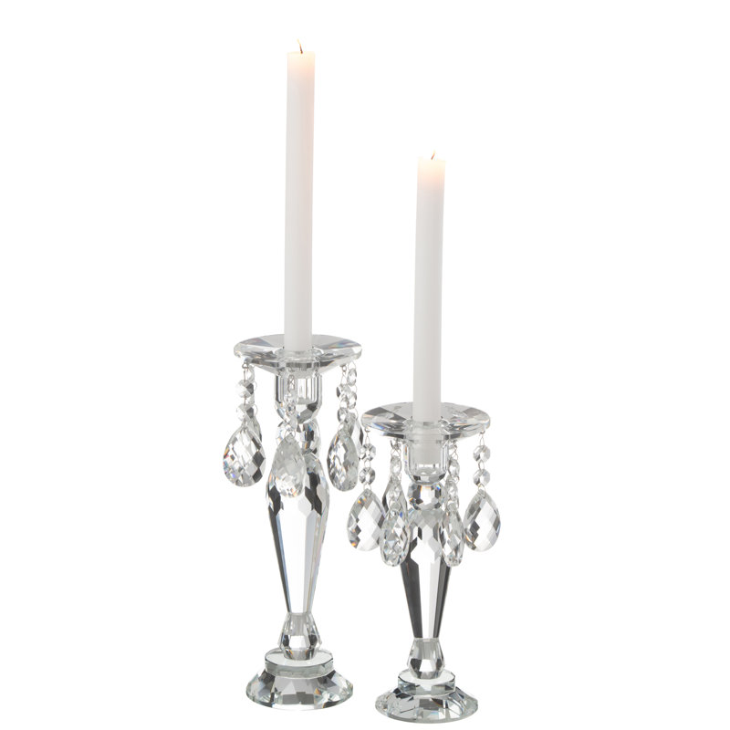 Crystal Tabletop Candlestick