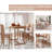 Farmhouse Counter Height 5-Piece Dining Table Set-900094770-900094771