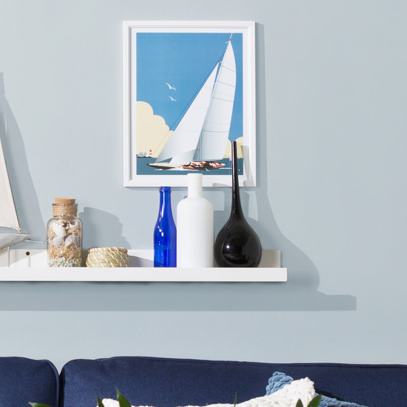 Dave Thompson - Single Picture Frame Print, White