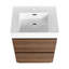 Meuble-lavabo moderne de 24 pouces avec lavabo simple, rangement à deux tiroirs et fabrication en bois d'ingénierie imperméable-126233495-126233496