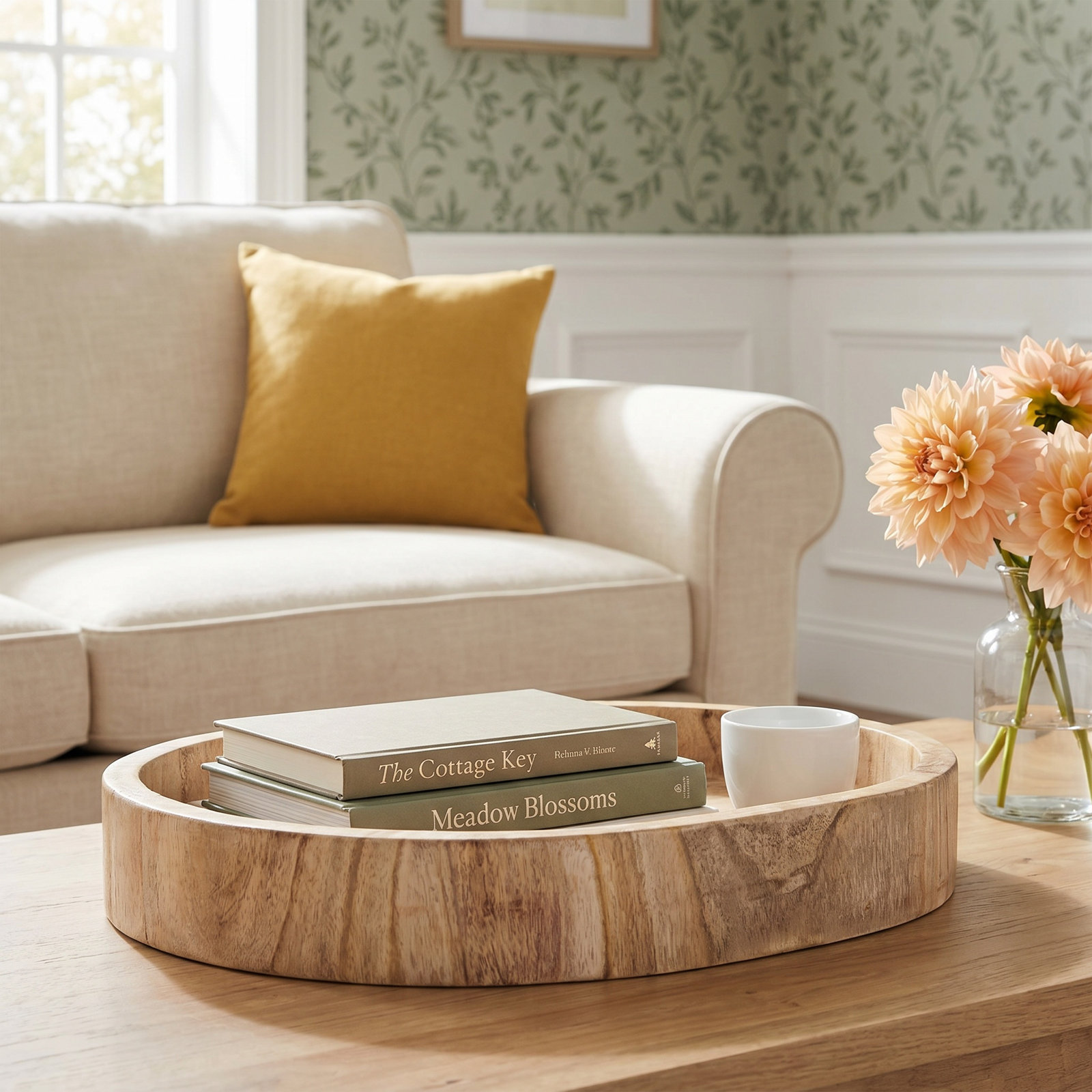 Cassidy Decorative Tray, Brown