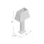 Lampe de table 29 po Sarita