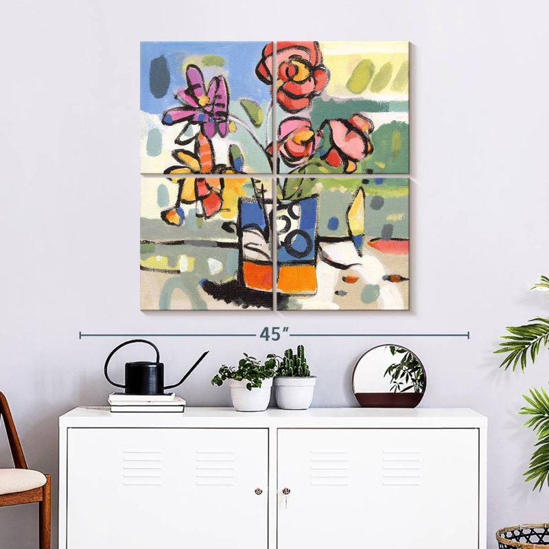 Harnek Southern Florals I, 32" H x 32" W