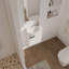 Meuble-lavabo simple avec plateau en céramique Zayvon-1744076220