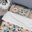 Ensemble de housse de couette géométrique Modern Zen II - Microfibre de polyester-2065780454