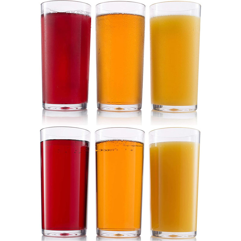 Mellah 20oz. Acrylic Drinking Glass Set