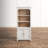 Harlowe Solid and Manufactured Wood Storage Bookcase