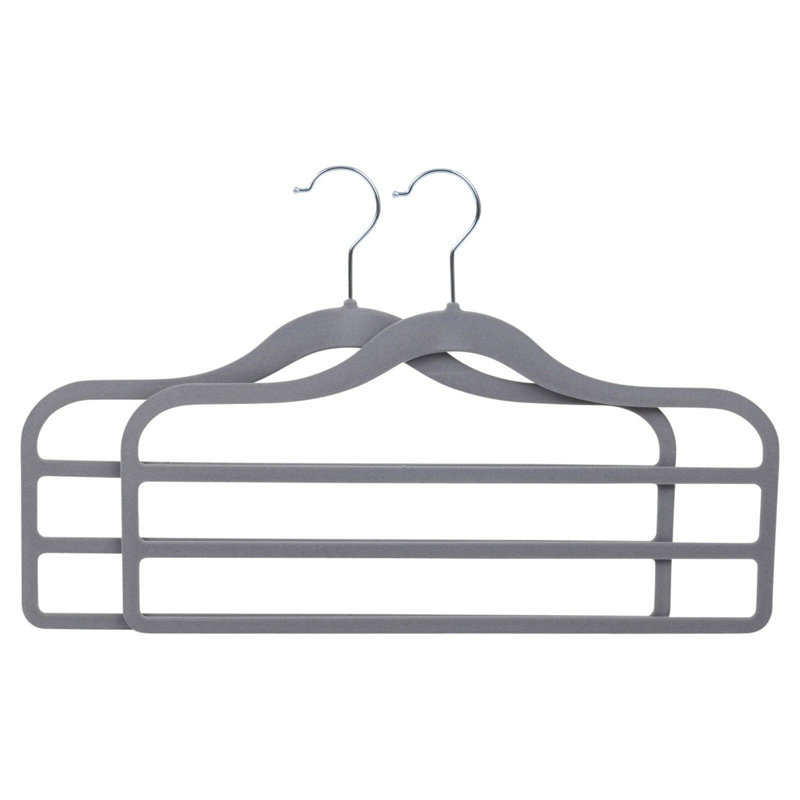 Glenmoor Velvet Non-Slip Multi-Layer Hanger for Skirt/Pants