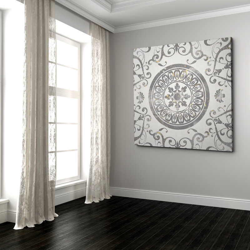«Mandala Medallion», impression sur toile, H 40 po x l 40 po x P 1,5 po, Toile tendue