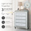 Commode 5 tiroirs Anson