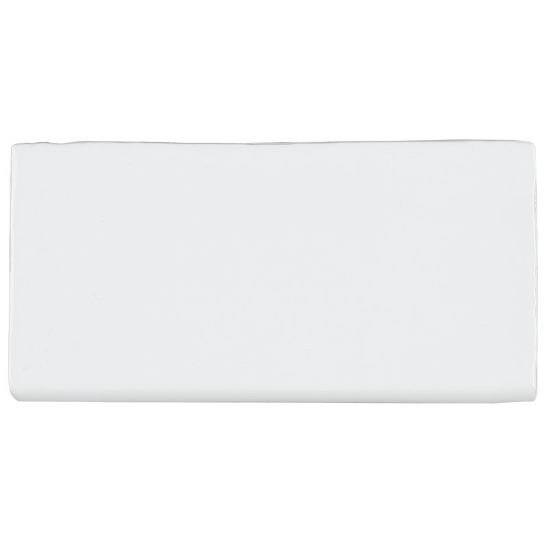 Carreau de céramique Bullnose 6 "x 3" Artigiano, Alpes italiennes