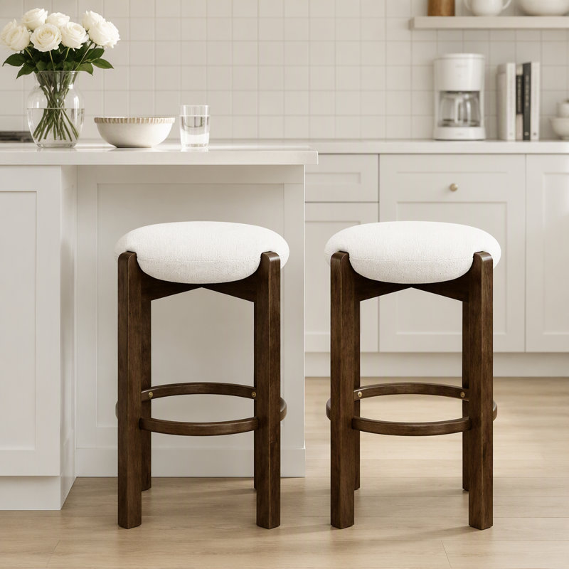 Ensemble de 2 tabourets de bar réglables avec dossier et repose-pieds, confortables et élégants pour la cuisine et les pubs - gris
