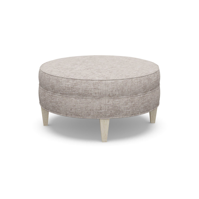 Round Ottoman, 9637-80, Sandstone