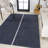 Amdrew Machine Made Power Loom Polypropylene Area Rug in Navy/Ivory-1148217698