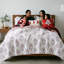 Ensemble de literie réversible Southshore Fine Linens Merry Manor, 6 pièces, en microfibre doublement brossée 110 g/m², avec coussins décoratifs, format grand lit/queen lit-135987630