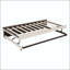 Lit de jour double rembourré en forme de L avec lit gigogne simple-130059755