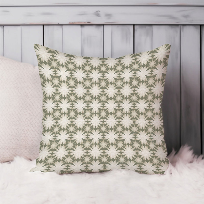 Abstract Green Pattern IV Patterns Modern, 18"H x 18"W