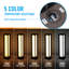 5cct 14w/19w/24w Led Bollard Pathway Lights, 31.6" Commercial Bollard Landscape Path Lights