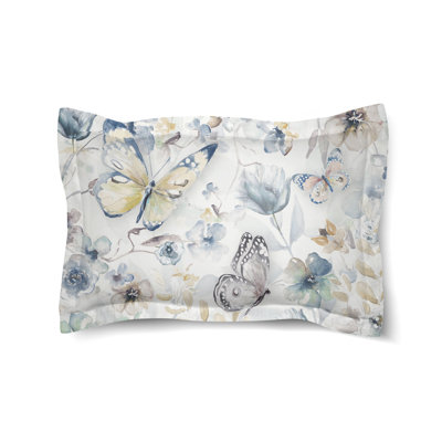 Wildflower Butterfly Microfiber / Microsuede Pillow Sham