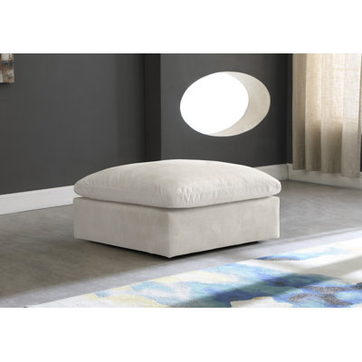 Millersburg 39" Wide Rectangle Standard Ottoman by Everly Quinn