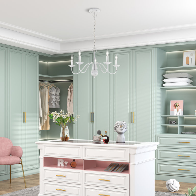 Lustre classique / traditionnel Seiling, Blanc antique