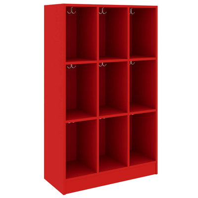 Triple Wide Nine Compartment Classroom Cabinet Locker