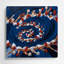 Art mural en métal bleu Sports