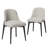 Modern Linen Fabric Upholstered Dining Chairs with Wood Legs-1672359650-1646333330-1650572088